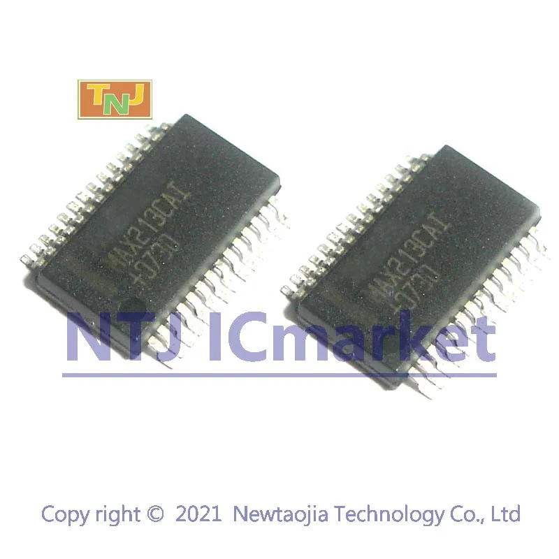 Из 2 предметов MAX213CAI SSOP-28 MAX213 15kV ESD защищен от + 5V RS-232 оптические трансиверы |