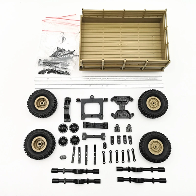 

For Wpl Rc Car Accessories Diy 4-Wheel Trailer Truck Gaz Truck Car Part Replacement
