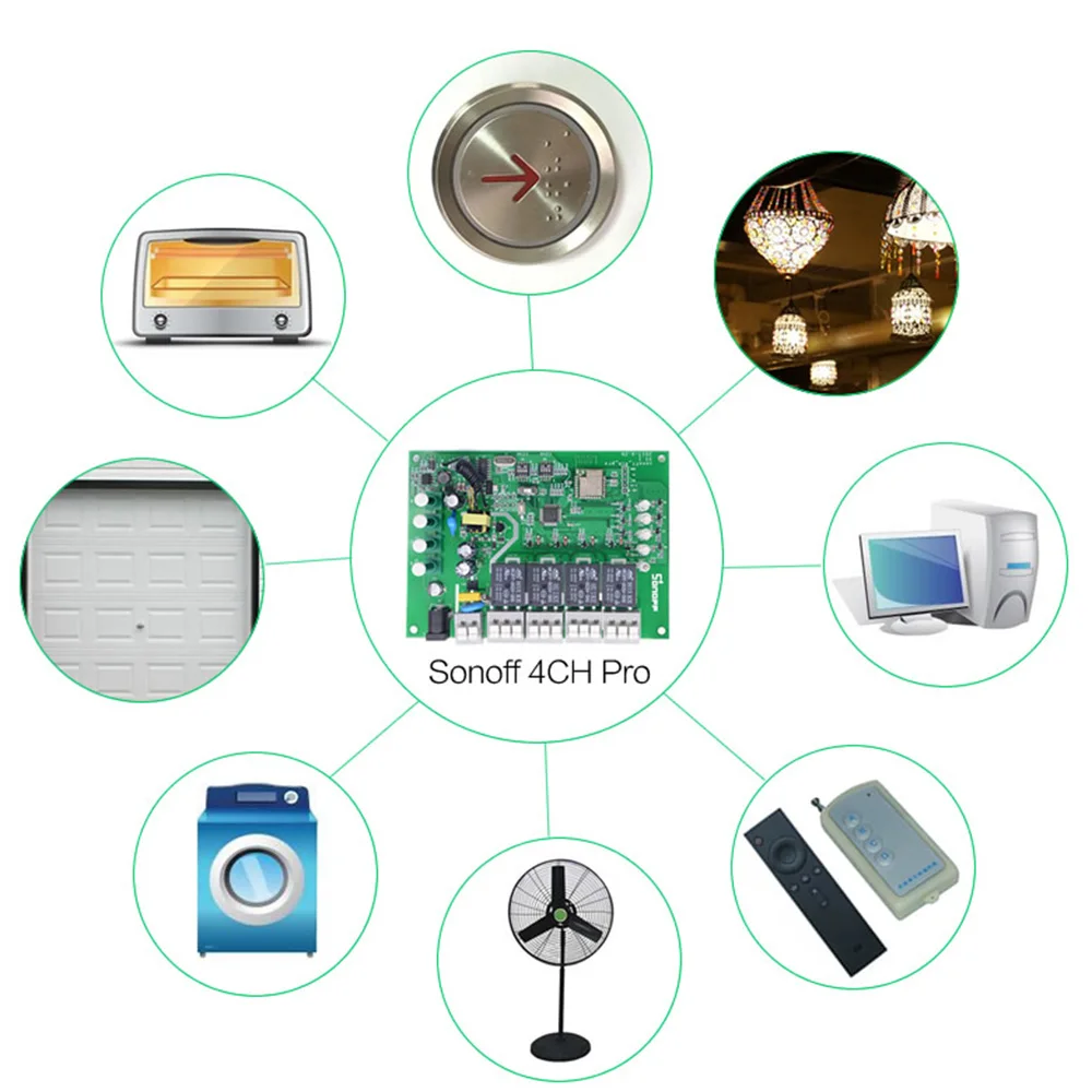 Беспроводной переключатель управления Лер wifi умный пульт дистанционного управления переключатель для умного дома работает с Google Home Amazon-Alexa Голосовое управление