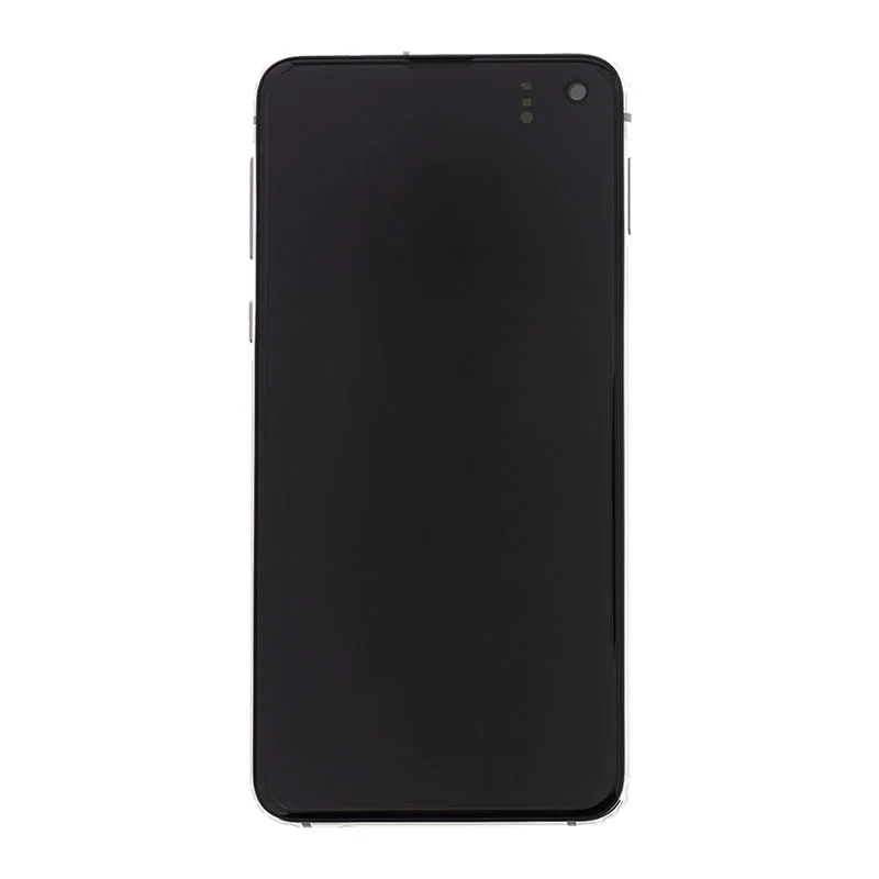Для samsung Galaxy S10E G970 ЖК-дисплей с сенсорным экраном дигитайзер сборка Замена с рамкой черный белый