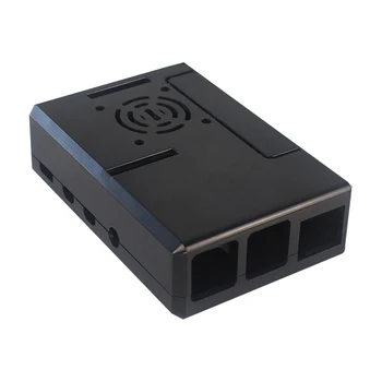 

Protective Demo Board With Cooling Fan Accessories Cover Interfaces Ports ABS Case Durable Housing Compact For Raspberry Pi 4