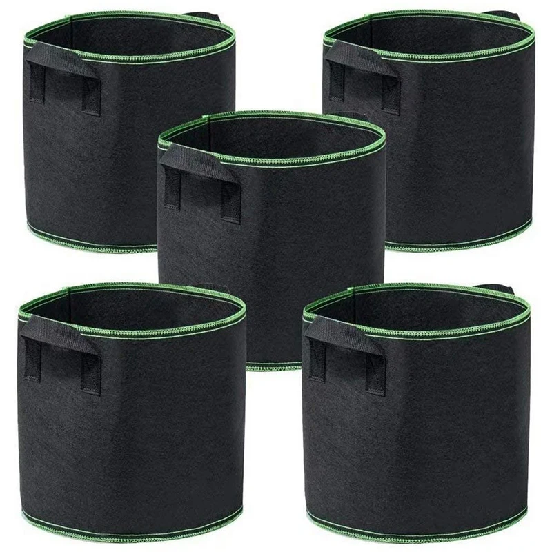 Plant Gg Bag 5 Pieces Of Planting Bag 15 Gallon Flower Pot Container plant-gg-bag-5-pieces-of-planting-bag-15-gallon-flower-pot-container