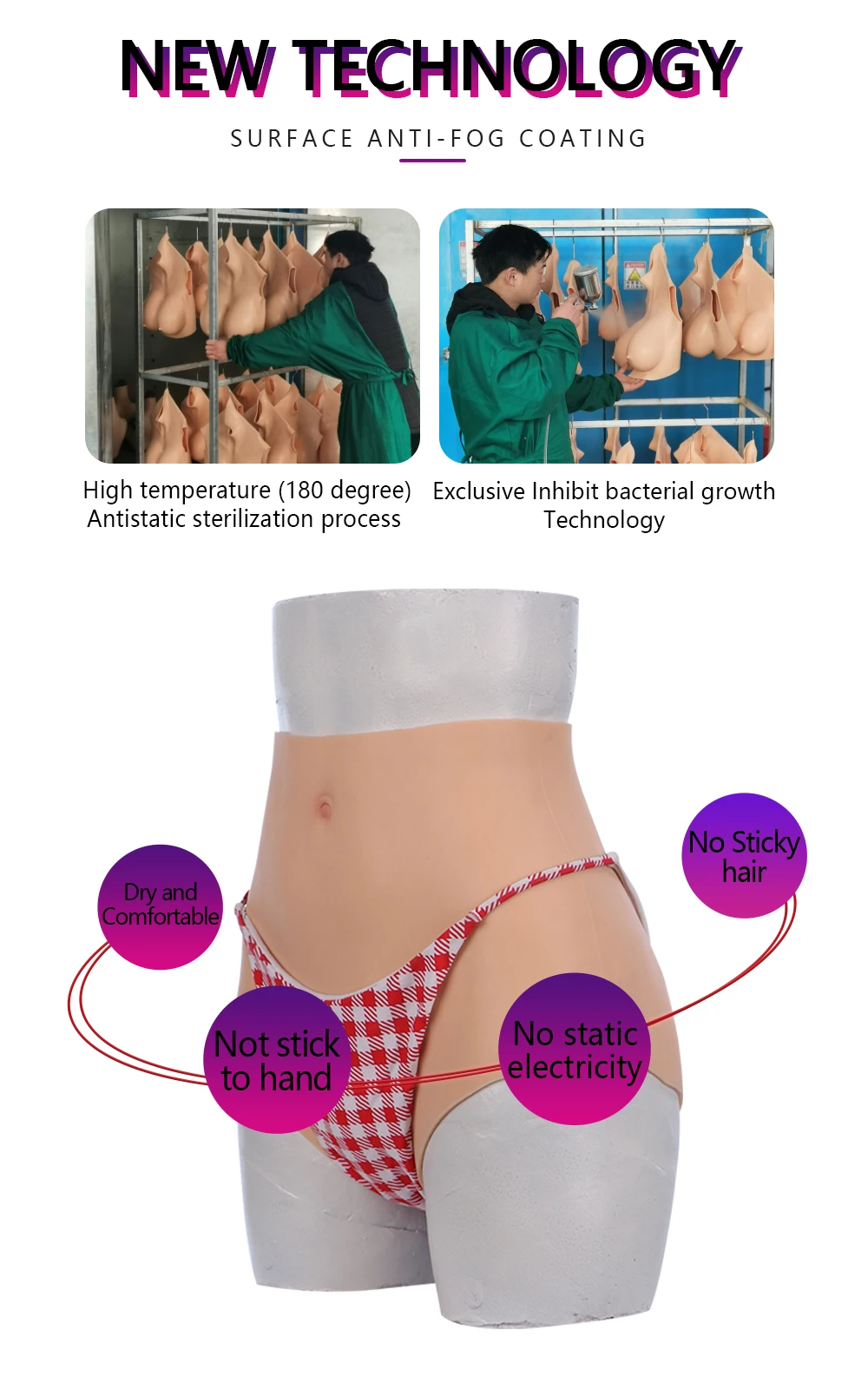 7TH Butt Lift Fake Vagina Underwear Crossdresser Transgender Drag Queen Sissy  Cosplay Male to Female Silicone Realistic Vagina Panties (3)