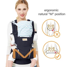 Portabebés Avanzado 4 en 1, ergonómico, Convertible, frontal y frontal, para recién nacidos y bebés mayores