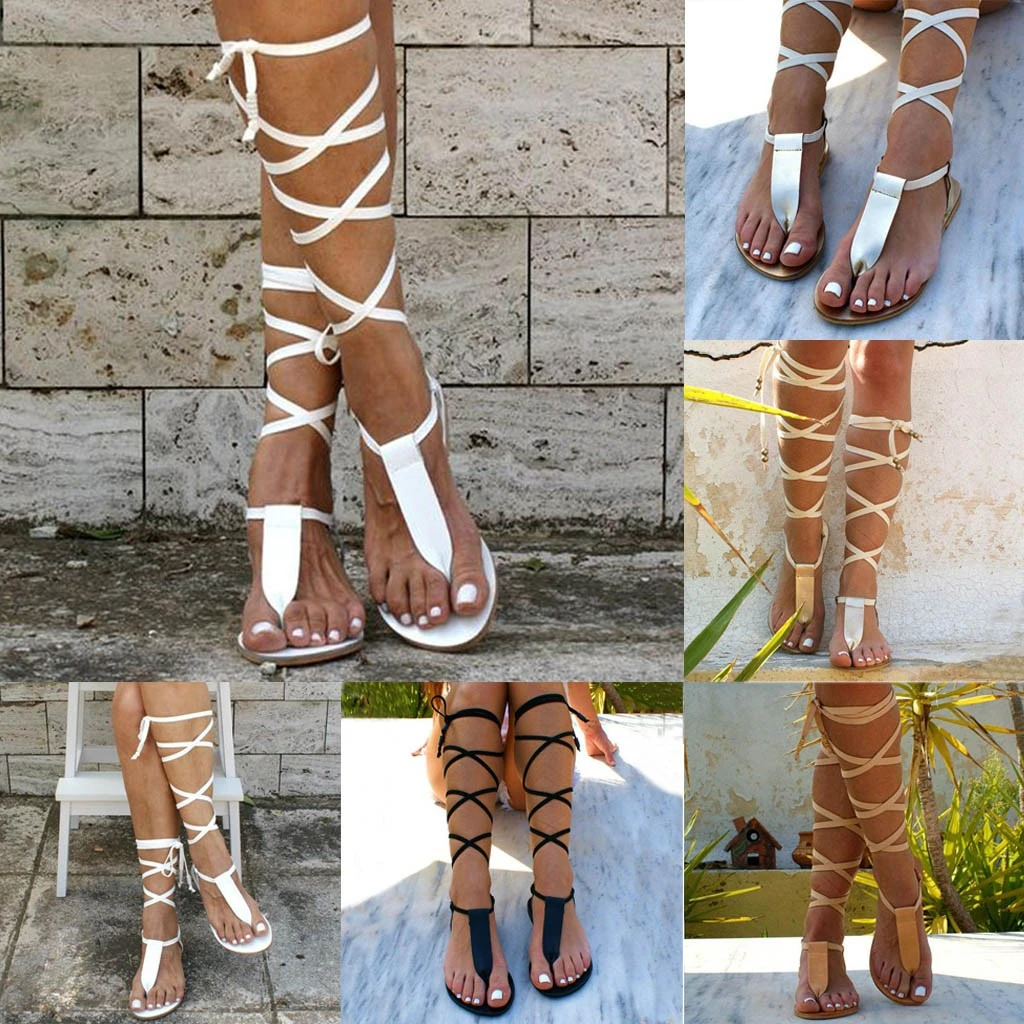 Sandalias Tiras Altas Top Sellers, 58% OFF | www.rupit.com