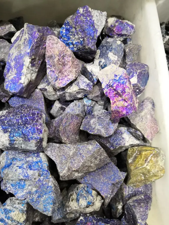 Chalcopyrite (1 Pc) Raw Peacock Ore Crystal Chunk Natural Stone 6