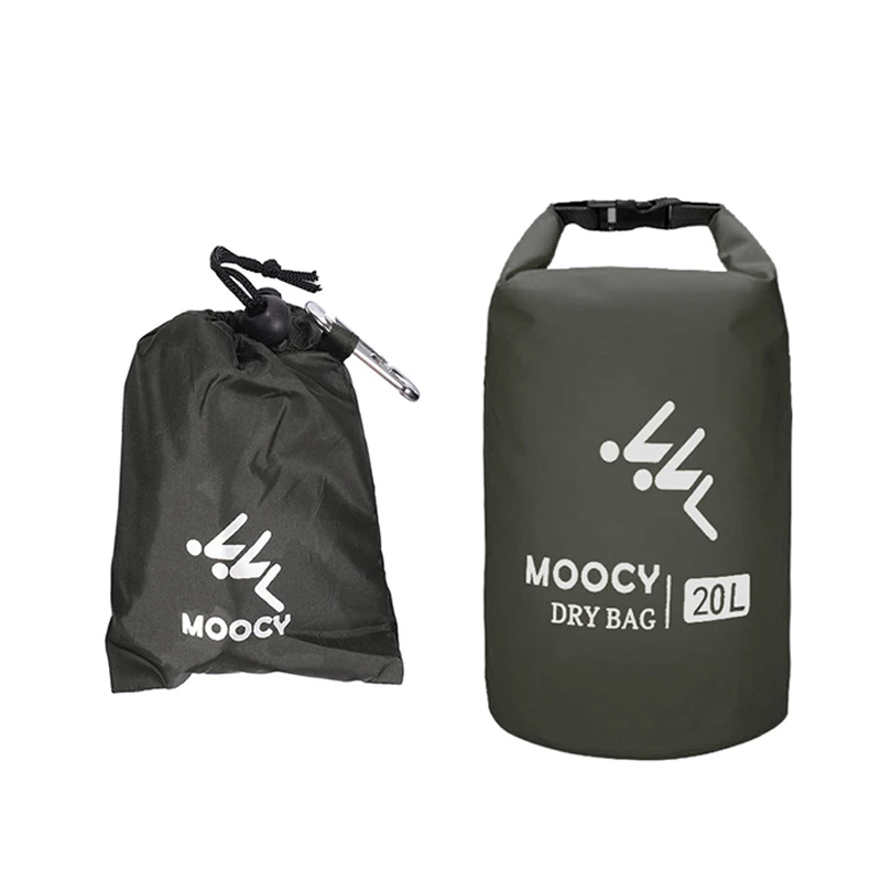 5/20/50L Outdoor Folding Bucket Dry Bag Sack Rucksack Pouch Drifting Swimming Beach PVC water bag