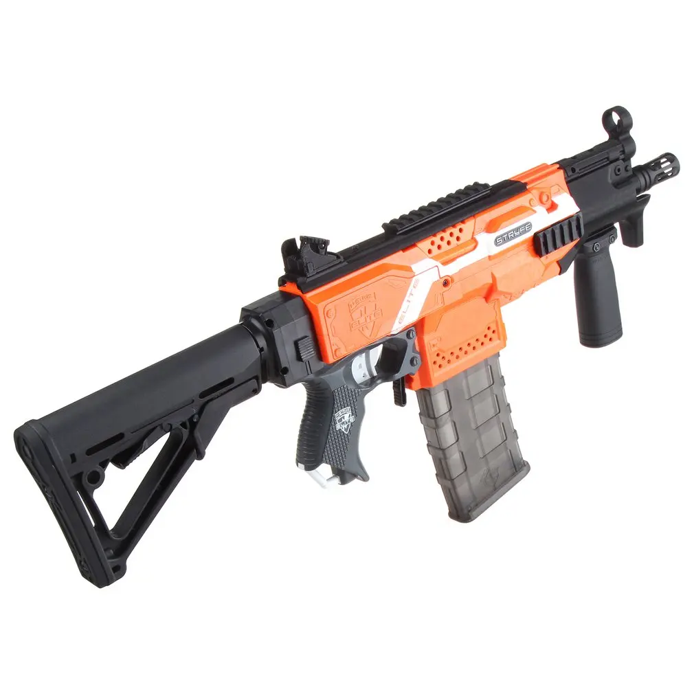 Рабочий STF-W008-01 MP5-K набор стильных модов с черным адаптером для Nerf N-Strike Elite Stryfe Blaster