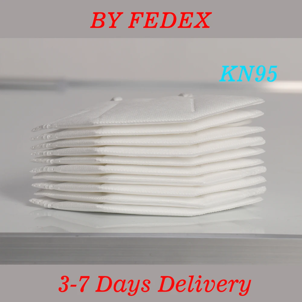 

Hot Sale In stock Kn95 Mask 3-7 Days Delivery High Quality Meltblown Nonwoven Soft breathable Dustproof Safety KN95 Mask