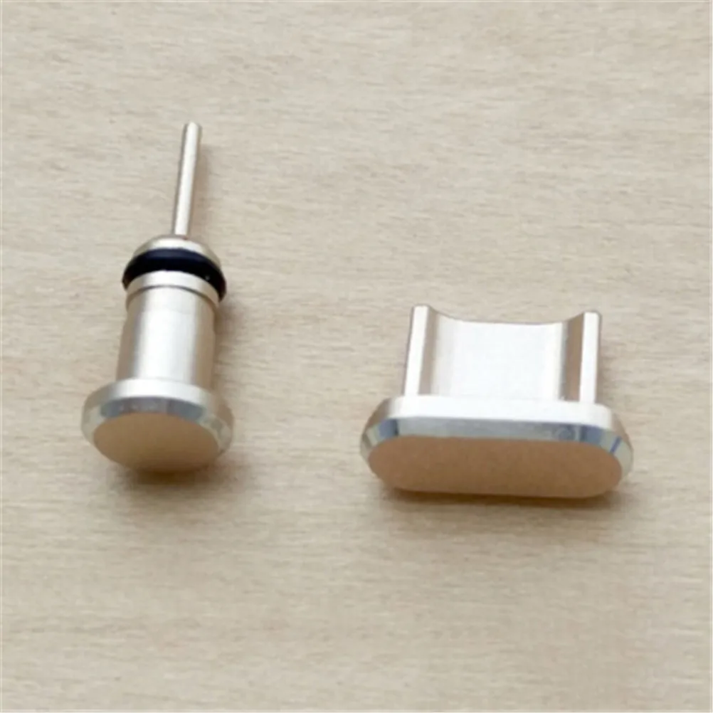 1 комплект Micro usb зарядный разъем для наушников Jack телефонный разъем Пылезащитная заглушка против пыли - Цвет: GD
