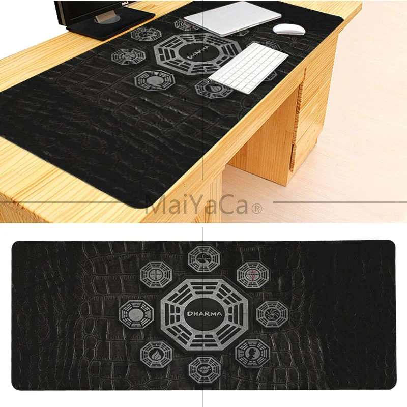 300X800X3mm Дизайн Dharma initive большой коврик для мыши ПК компьютерный коврик большой резиновый коврик для мыши игровой планшет коврик для мыши для Dota 2 - Цвет: 300X800X3mm