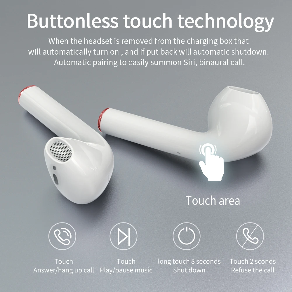 HOCO ES28 Twins наушники беспроводные Bluetooth V5.0 гарнитура с зарядным устройством Handsfree стерео музыкальные наушники для iPhone и Android