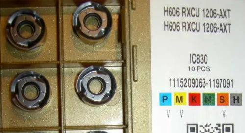 ISCAR 10 шт. твердосплавная вставка H606 RXCU 1206-AXT IC830