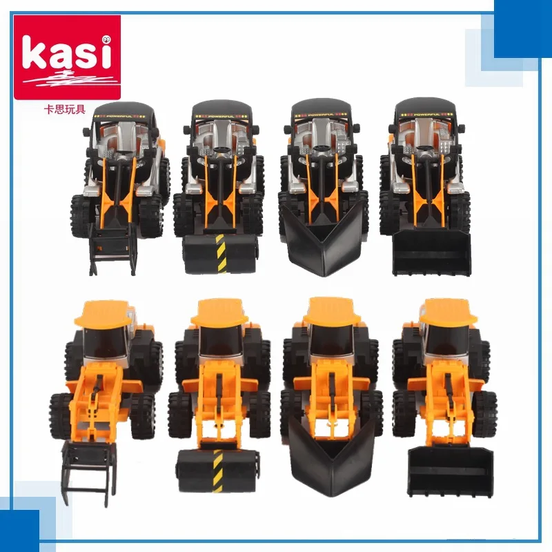 Children Large Size Model Inertia Road Roller Bulldozer Toy Car Model Adjustable Drop-resistant Engineering Vehicle
