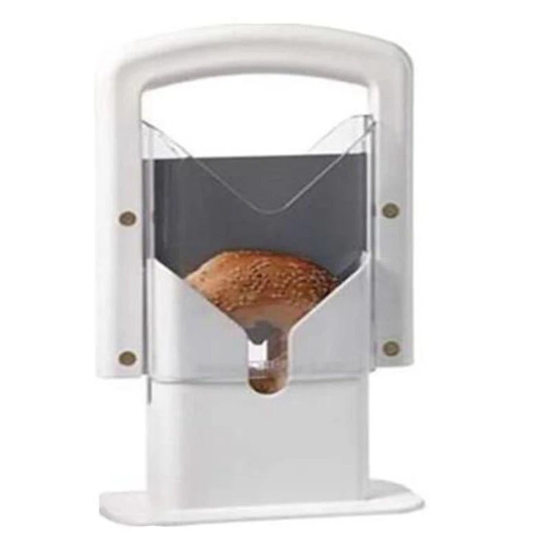 Bagel Cutter Slicer Guillotine Action Blade Holder Knife Biter Kitchen