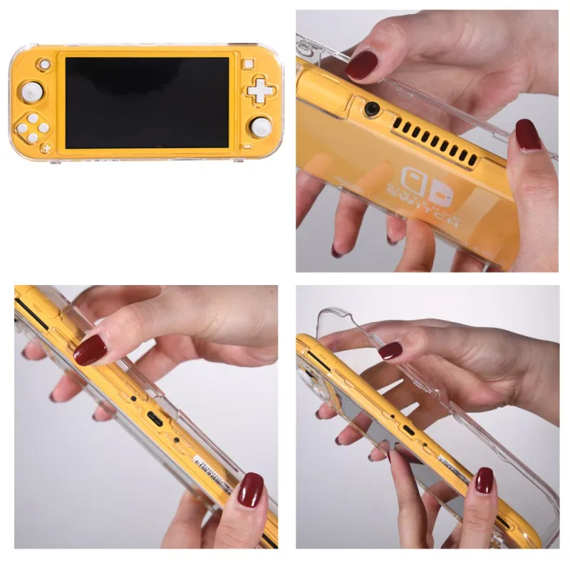 Защитный чехол для nintendo Switch Lite прозрачный кристалл против царапин хост ручка Геймпад Консоль оболочка