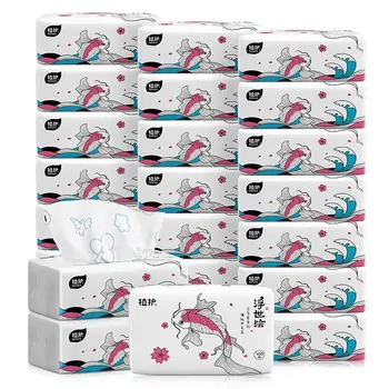 

Multi-Fold Embossing Toilet Paper 100 Sheets Tissue for Bathroom Home Resturant
