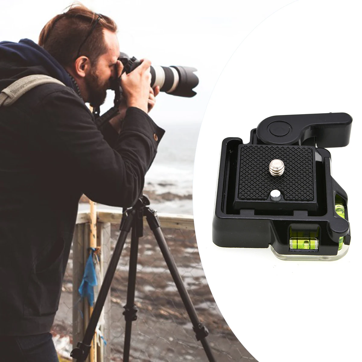 

Quick Release Plate Metal Quick Release Plate Mount Base Camcorder Tripod Monopod Mount Adapter For DSLR Camera Dropshipping