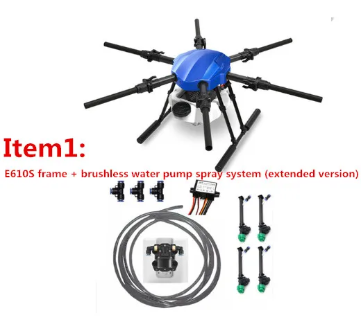 item1 E610S 10L сельскохозяйственных спрей drone E610 новое обновление 6-осевой складной Дрон полета платформа с X6 энергосистемы - Цвет: item1
