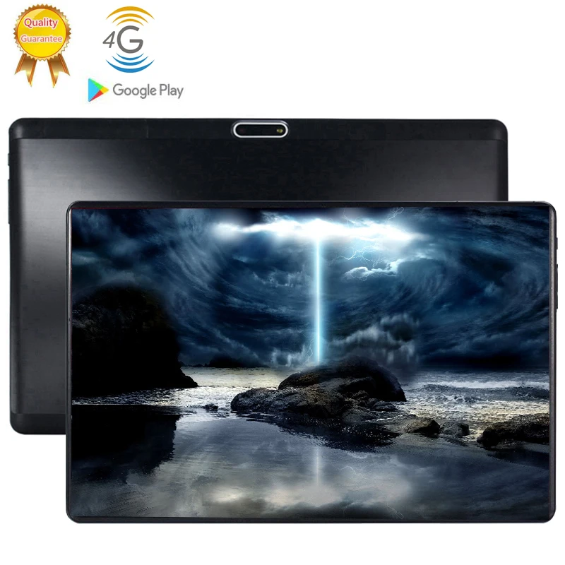 2.5D стеклянный экран, супер планшет, 10,1 дюймов, Android 9,0, четыре ядра, 6 ГБ ОЗУ, 128 Гб ПЗУ, 4G LTE 128G ips, МП, sim-карта, ips планшет