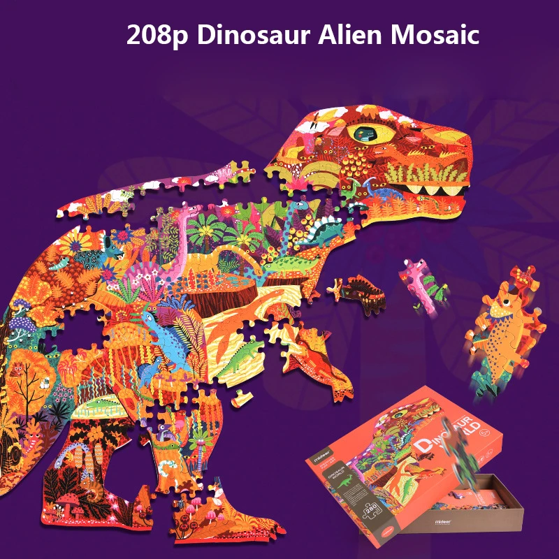 

280P Piece Cute Dinosaur Puzzle Elephant Puzzle Puzzle Children's Puzzle Toys Children Gift Toys Over 5 Years Old