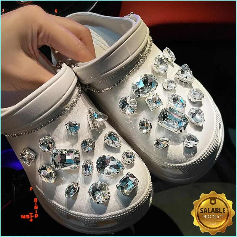 Wholesale Wholesale luxury Crocks Shoe Charms Bling designer Clog Charms a  accessories for Croc Clogs From m.