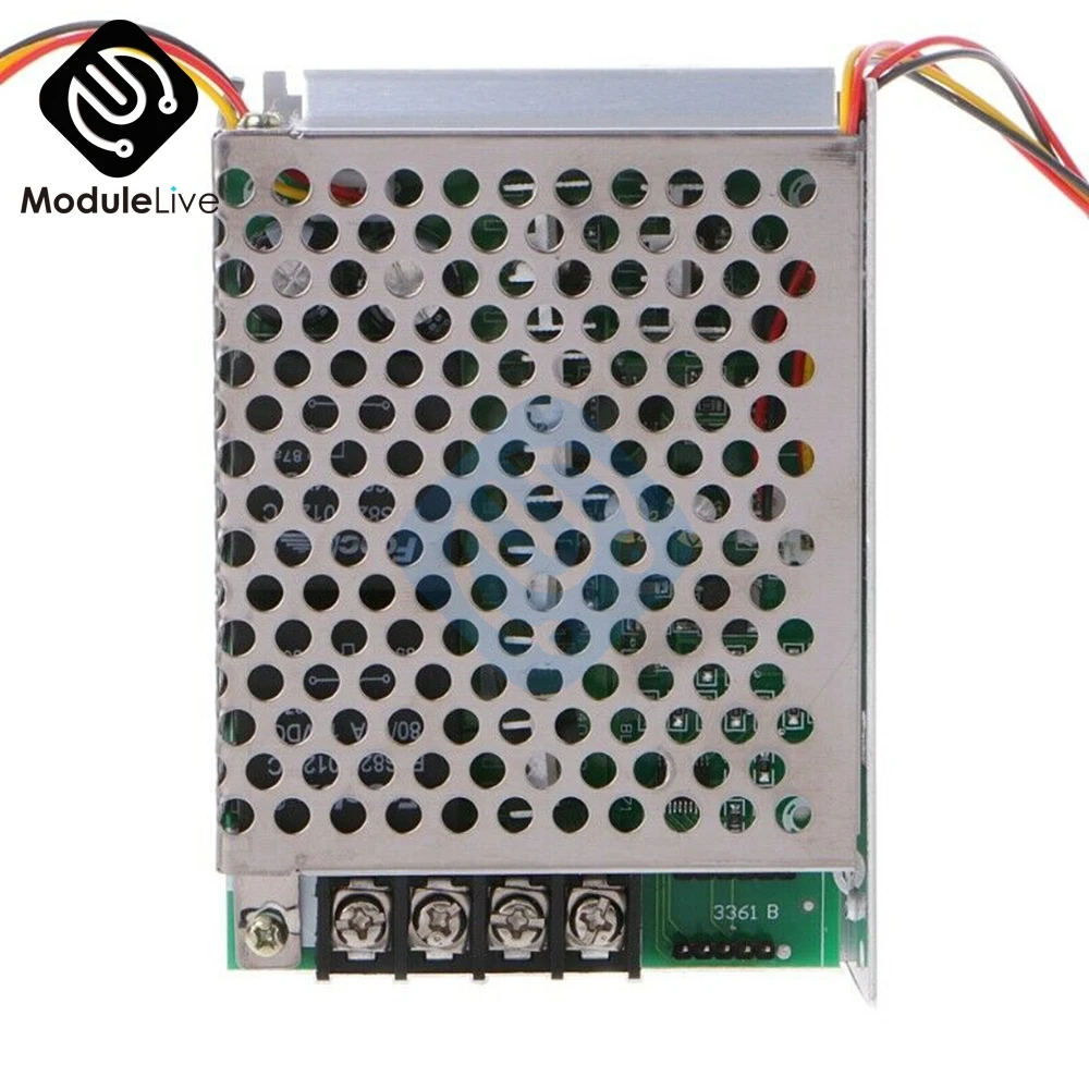 Регулируемый DC 10 V-55 V 12V 24V 36V 60A цифровой мотор Скорость ШИМ контроллер 12V 24V 48V 2000W Макс 100A Реверсивный потенциометр