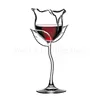 Fantaisie vin rouge gobelet vin Cocktail verres 100ml Rose fleur forme vin verre fête Barware Drinkware ► Photo 1/6