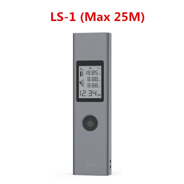 LS-1 Xiaomi Mijia Duka 40 м LS-P цифровой лазерный дальномер Портативный USB зарядное устройство высокая точность измерения ручной дальномер - Цвет: LS-1