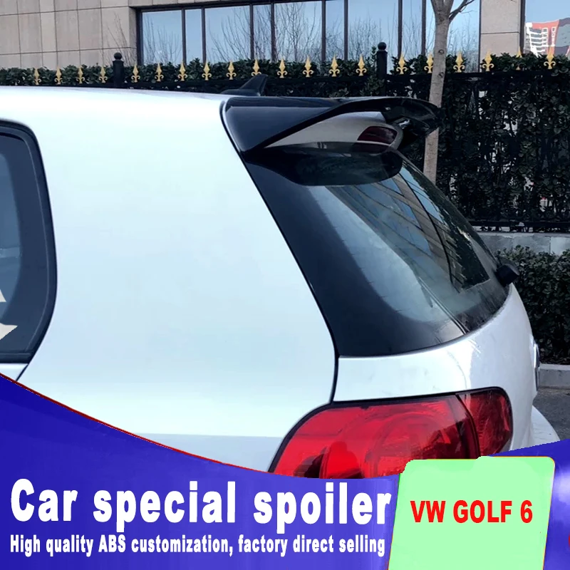 Спойлер для VW Golf 2010 2013 спойлер на крышу заднего стекла автомобиля крыльев