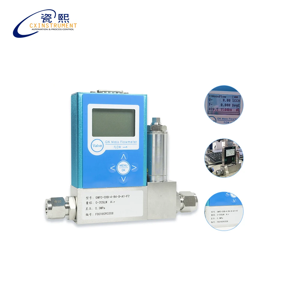 

Gas Flow Meter controller 0-10SCCM Flow Range and 1.0% High Accuracy Propane flowmeter flow controller