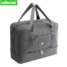 Дорожная одежда для отдыха сумка для косметики фитнес-органайзер сухая и влажная разделительная сумка для плавания пляжная водонепроницаемая сумка для обуви