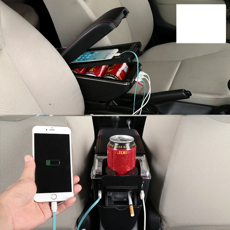 Lsrtw2017 автомобильный подлокотник центральной магазин с USB док-станция для citroen c4 2004 205 2006 2007 2008 2009 2010 аксессуары
