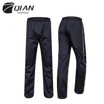

QIAN Impermeable Raincoats Women/Men Rain Pants Outdoor Thicker Waterproof Trousers Motorcycle Fishing Camping Rain Gear Pants