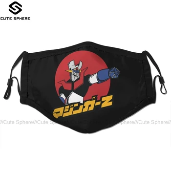 

Mazinger Mouth Face Mask Mazinger Z Facial Mask Kawai Cool with 2 Filters for Adult