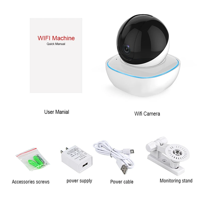1080P 360 ° WiFi панорамная IP камера для помещений, беспроводная ИК камера ночного видения P2P Vedio CCTV для домашнего наблюдения, мини детский монитор