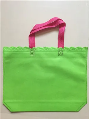 20 шт./лот Нетканая Складная хозяйственная сумка с принтом логотипа на заказ - Цвет: Армейский зеленый