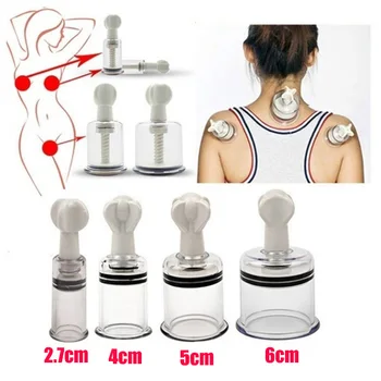 

1 Piece Twist Suction Cupping Cup Nipple Enhancer Massage Cans Vacuum Fetish Plastic Enlarger Suction Enlarger Body Massage Cups