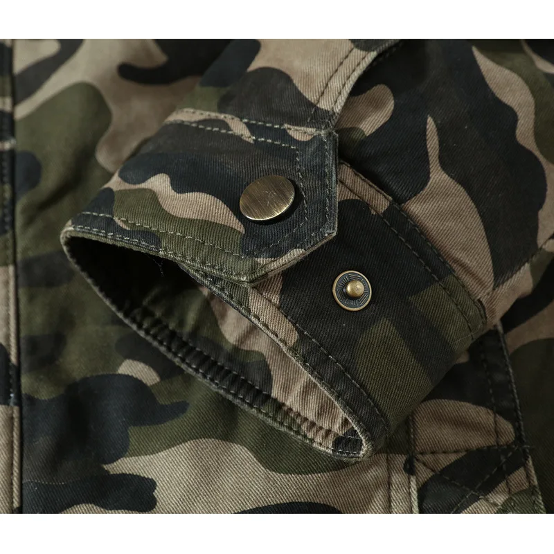 

2019 Spring And Autumn New Style Air Force One Jacket Stand Collar Pure Cotton Large Size Casual MEN'S Jacket Military Style Coa