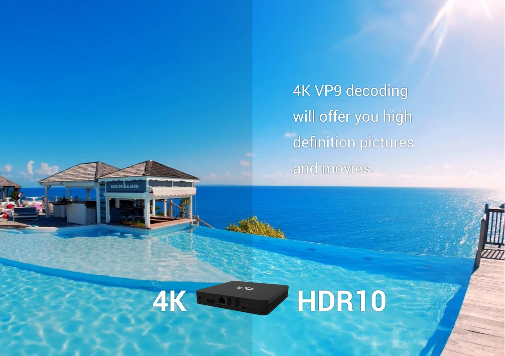 TX9S 10 шт. Android 4k tv box Amlogic 912 чип 2G 8G медиаплеер широко используется поддержка подключения Smart tv KD 17,3 t