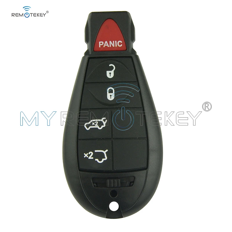 Remtekey для Dodge chrysler jeep fobik КЛЮЧ M3N5WY783X 267F-5WY783 434 МГц Автомобильный Брелок дистанционного управления с ключом 2009 2010 2011 - Цвет: Зеленый