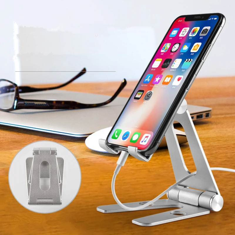 Aluminum Alloy Tablet Rotatable Holder for ipad Air mini 1/2/3/4 pro 9.7 10.5 12.9 Foldable Cell Phone Adjustable Stand Support