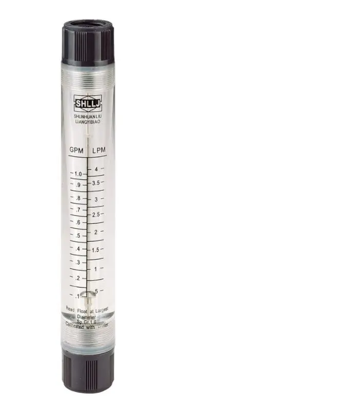 LZM-15G 1/2"BSP Tube Type ABS Liquid Flow Meter Tool 0.1-0.5GPM 0.1-1GPM 0.2-2GPM 0.2-2.5GPM 0.5-5GPM