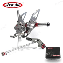 Араши для SUZUKI GSXR600 GSXR750 2011- ЧПУ Rider Rearset Регулируемые подножки GSXR 600, 11, 12, 13, 14, 15, 16, 17, 1 комплект