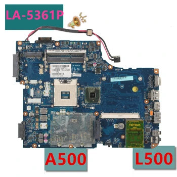 

New Notebook Motherboard For TOSHIBA Satellite A500 L500 For LA-5361P K000093520 HM55 Intel