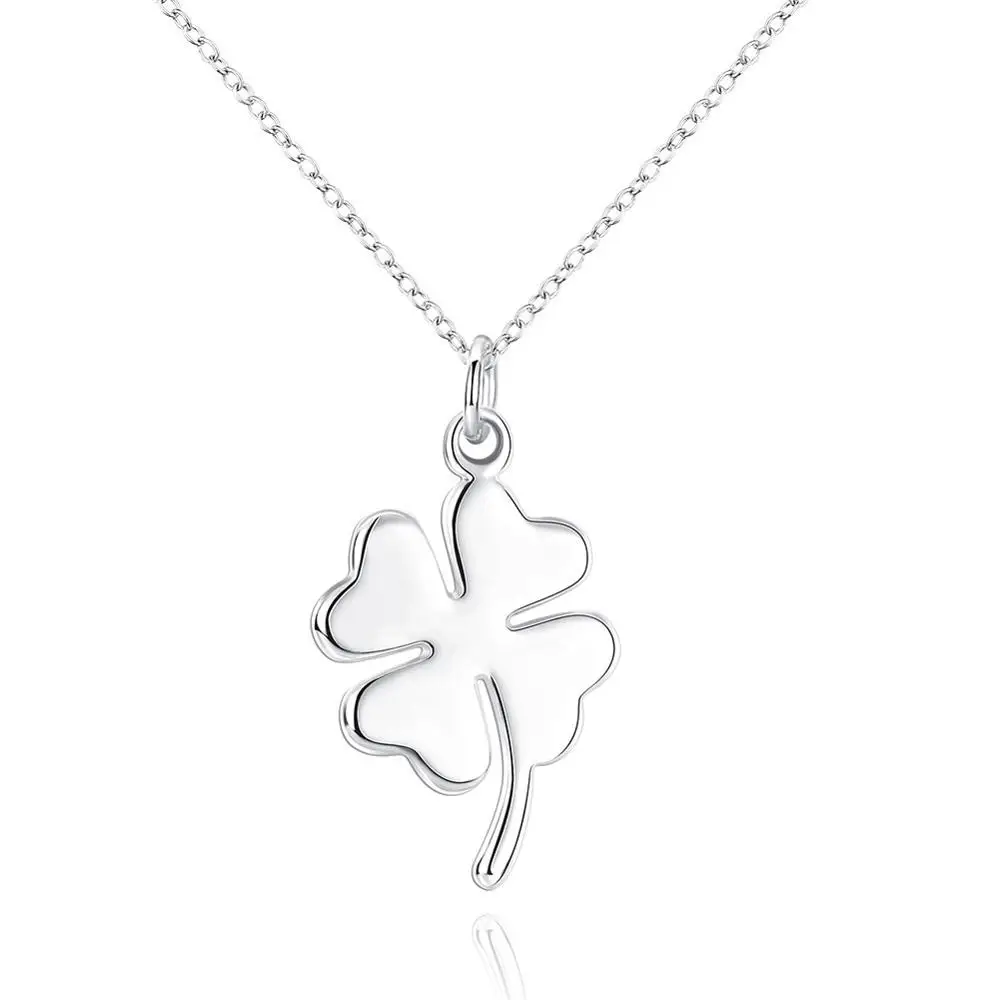 

Four-leaf Grass Pendant Classic Explosive Silver Pendant