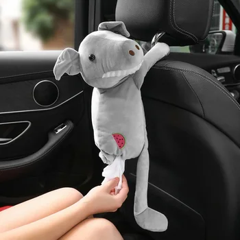 

Creative Cartoon Animal Home Office Car Hanging Paper Napkin Tissue Box Cover Holder Portable Paper Box