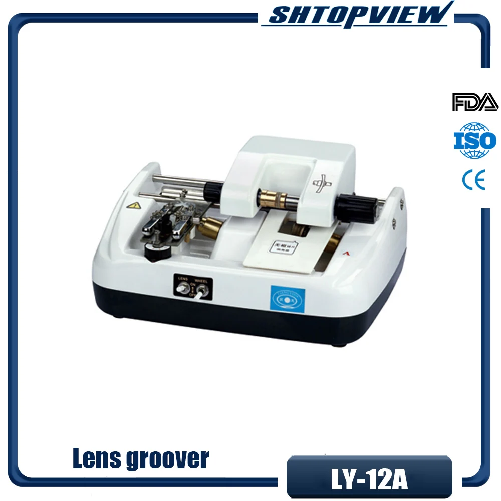 

LY-12A automatic chamfer machine chamfering device for lens for half-rimmed or rimless eyeglass lenses
