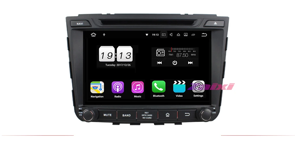 ZaiXi 2 DIN Автомобильный dvd-плеер gps-навигатор для hyundai iX25~ автомобильное мультимедиа андроид экран системы радио стерео