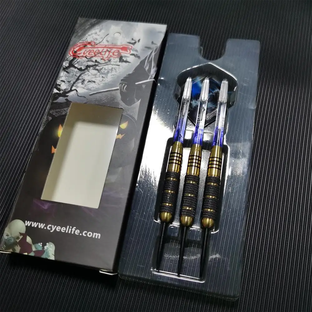 CyeeLife Сталь Дартс Профессиональный 18/22g+ 6 Перелёты+ 3 шт. градиент валов медные дротики